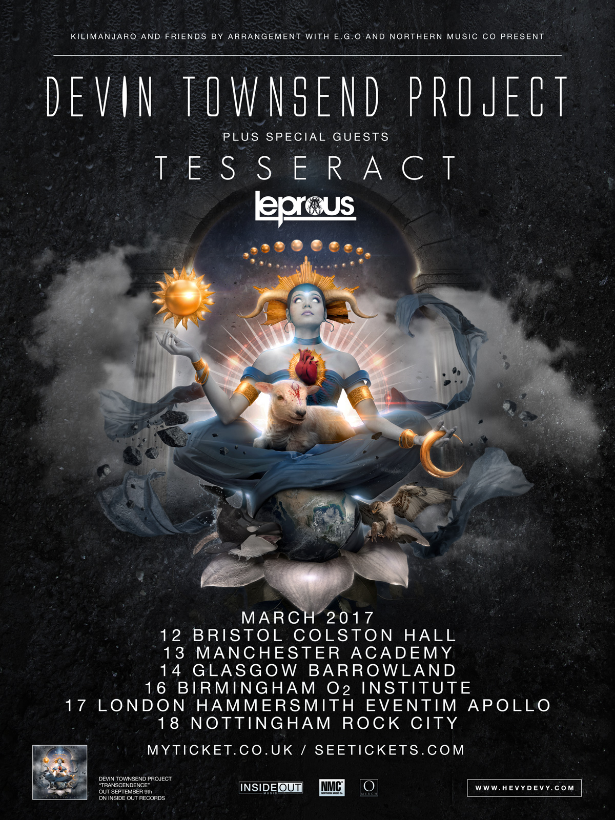 Devin Townsend UK Tour 2017