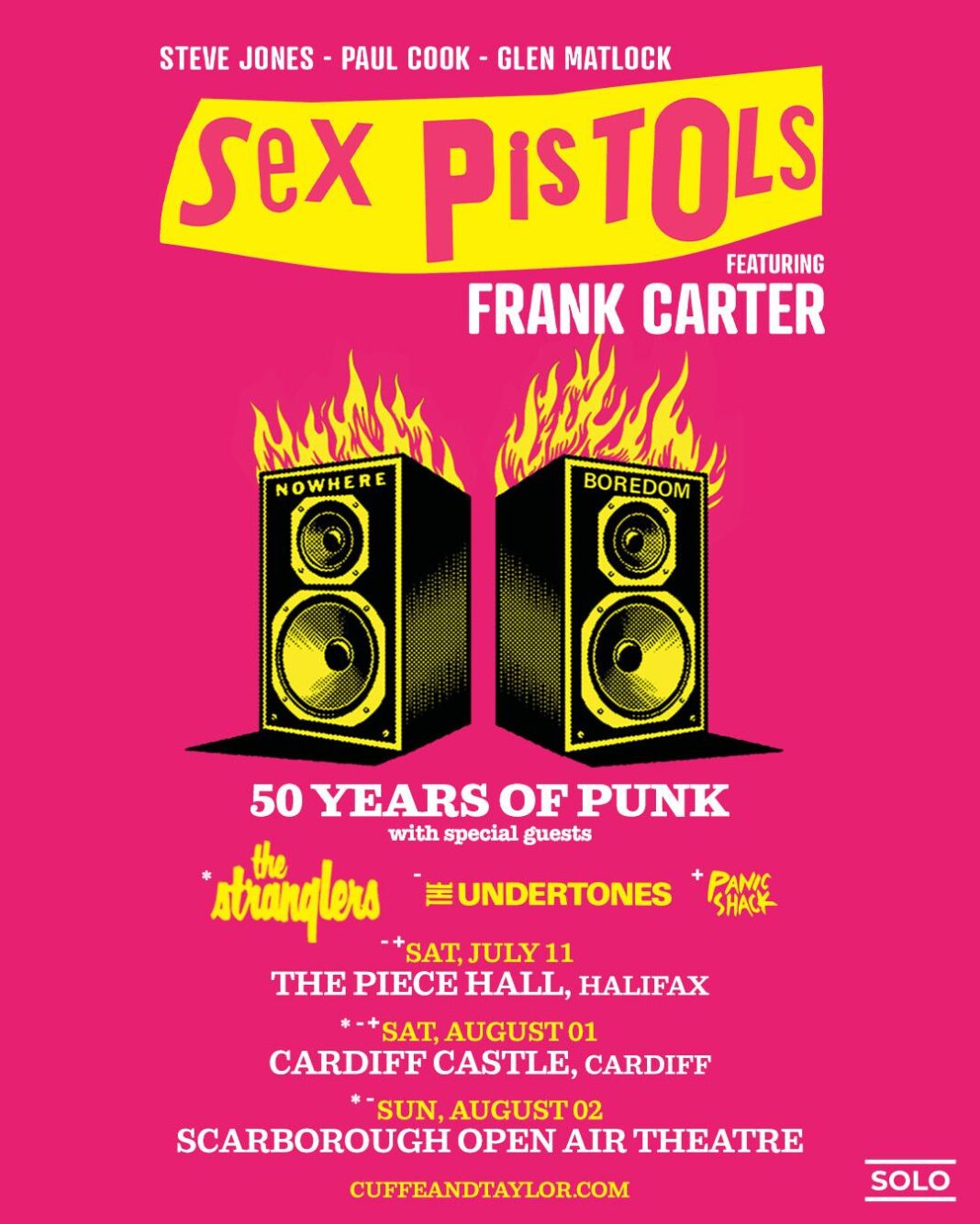 Sex Pistols announce 50 years of punk celebration shows | The Midlands ...